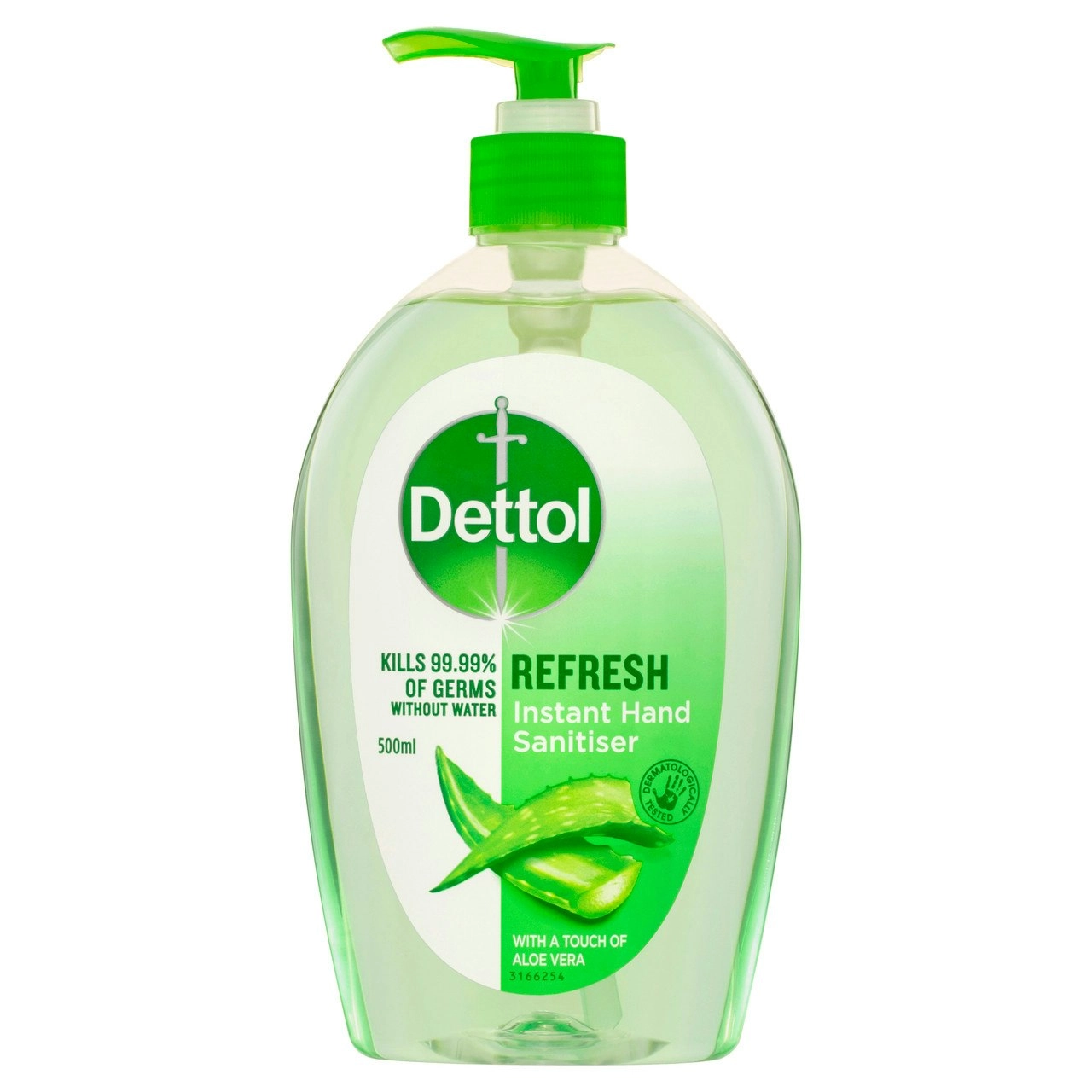 Dettol Antibacterial Instant Hand Sanitiser Refresh 500ml