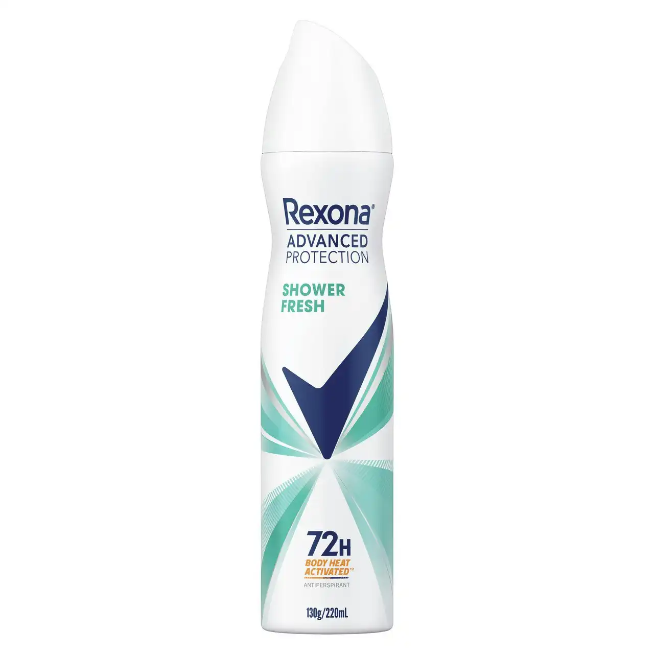 Rexona Women Advanced Protection Deodorant Shower Fresh Antiperspirant with body-heat activated technology 220 mL