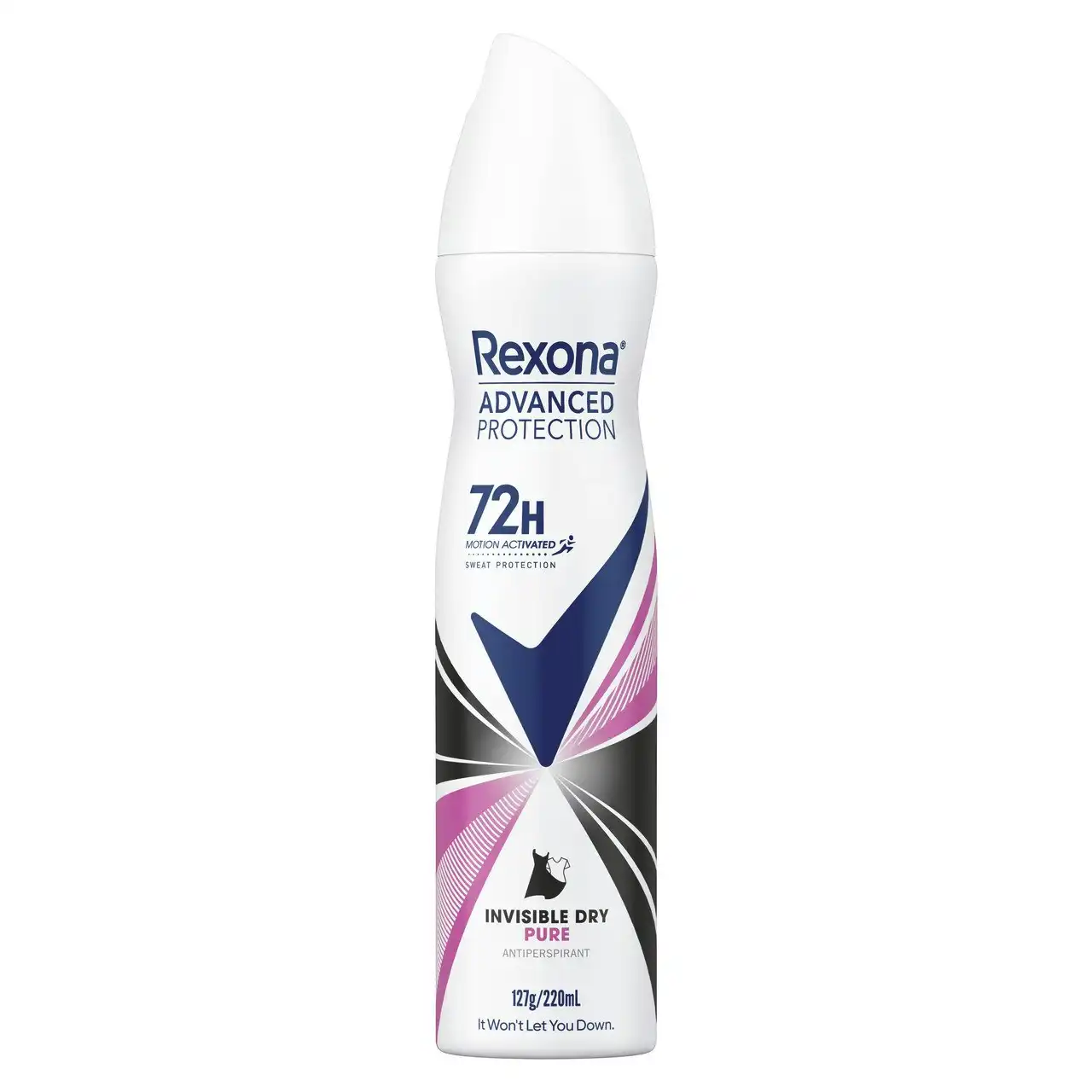 Rexona Women Advanced Protection Deodorant 72-hour sweat and odour protection Invisible Dry Pure antiperspirant 220 ml