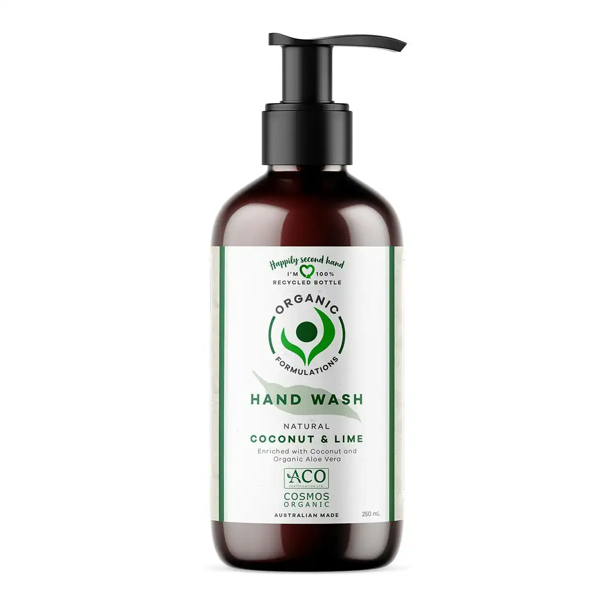 Organic Formulations Natural Coconut & Lime Hand Wash 250ml