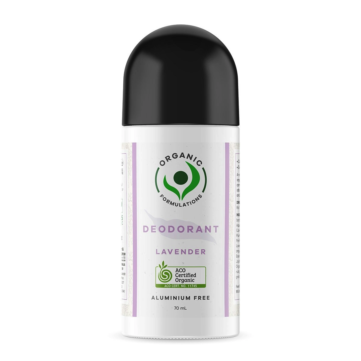 Organic Formulations Lavender Deodorant 70ml