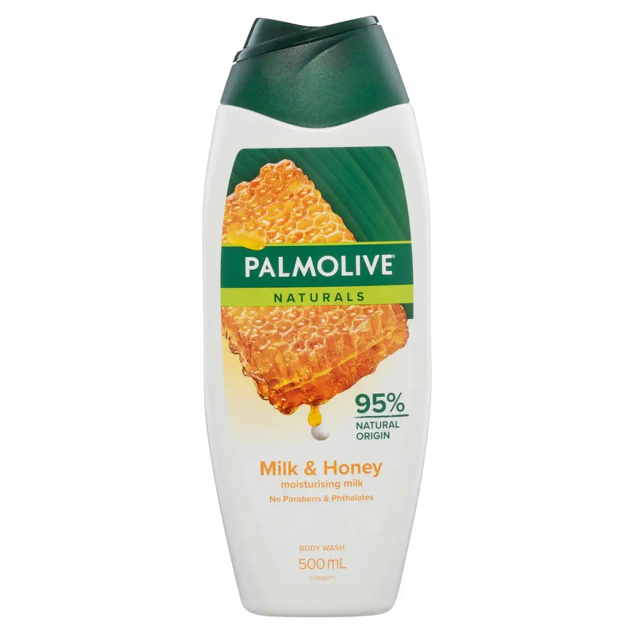 Palmolive Naturals Body Wash, 500mL, Milk and Honey, with Moisturising Milk, No Parabens Phthalates or Alcohol