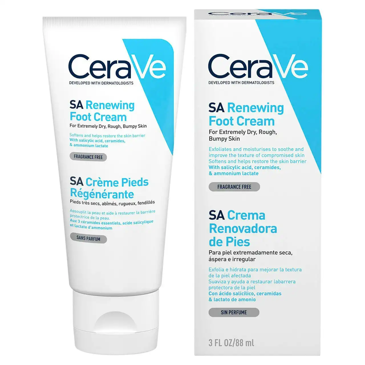 CeraVe Salicylic Acid-Enriched Foot Cream