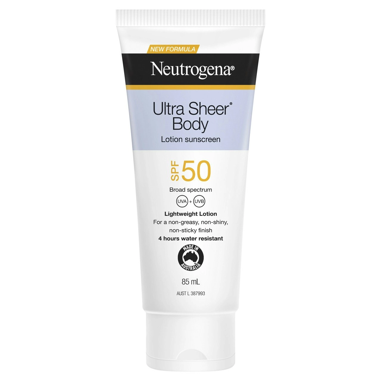 Neutrogena Ultra Sheer Body Lotion Sunscreen SPF50 85 ml