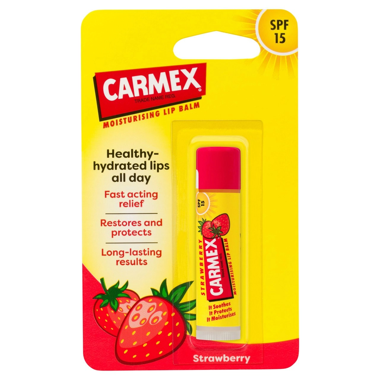 Carmex Strawberry Click Stick 4.25g