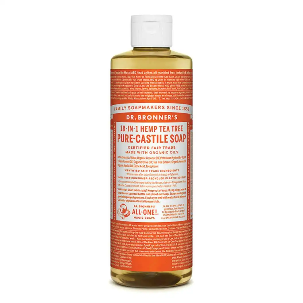 Dr. Bronner's 18-In-1 Hemp Tea Tree Pure-Castile Soap 230ml