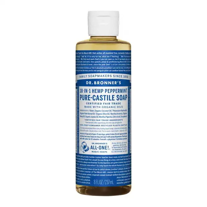 Dr. Bronner's 18-In-1 Hemp Peppermint Pure Castile Soap 237ml