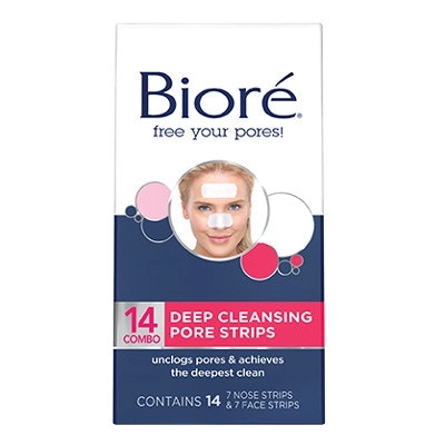 Biore Nose + Face Deep Cleansing Pore Strips 14 Pack