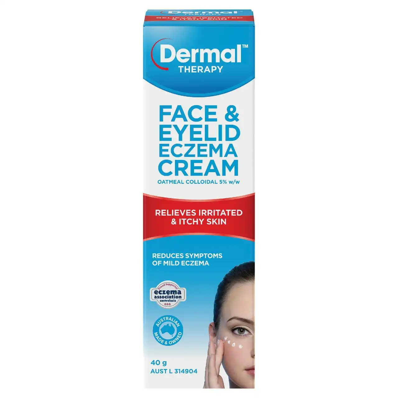 Dermal Therapy Face & Eyelid Eczema Cream 40g