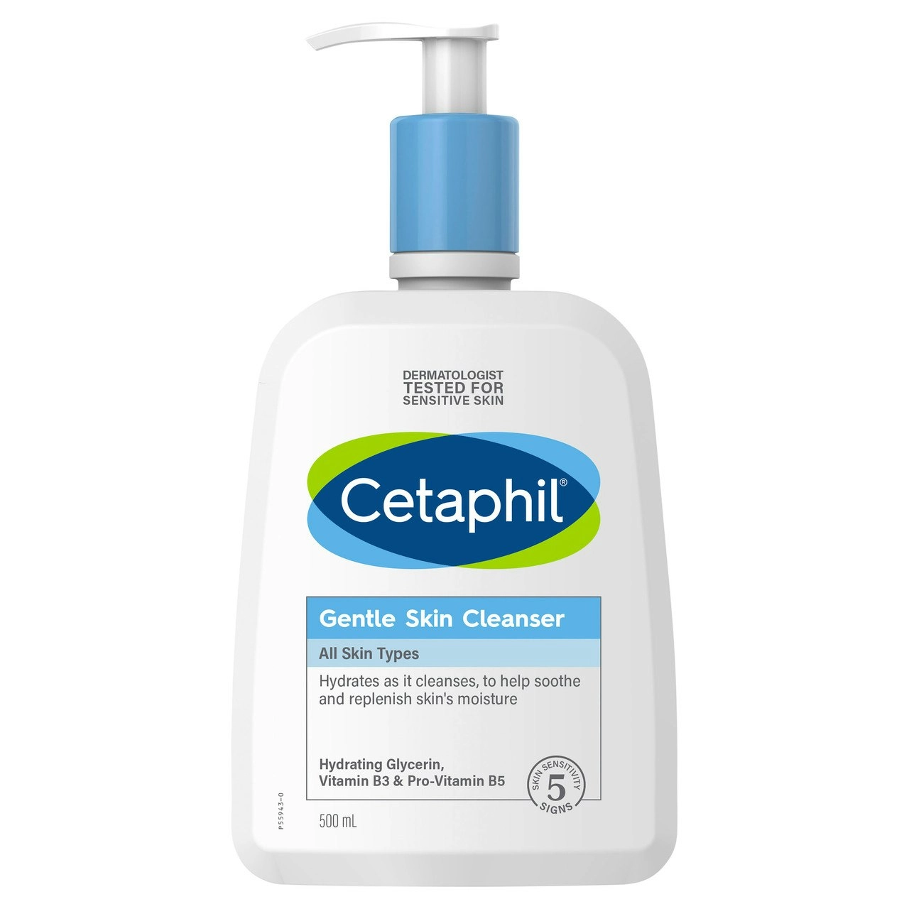 Cetaphil Gentle Skin Cleanser 500mL, For Face & Body Care