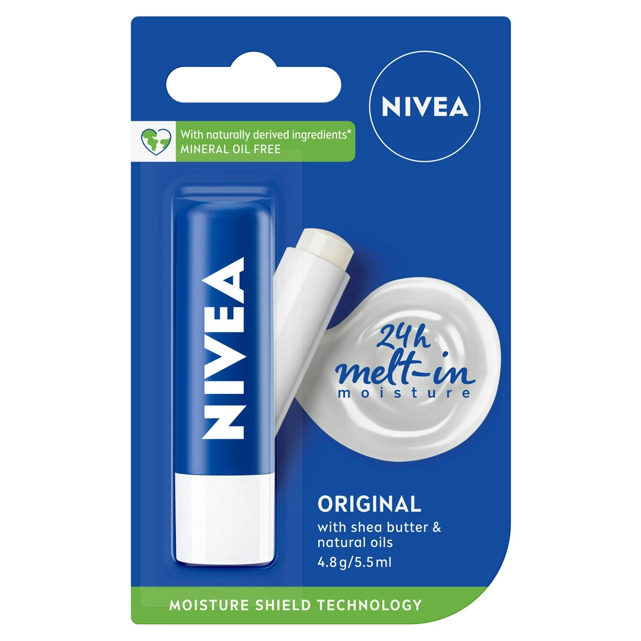 Nivea Original Care Lip Balm 4.8g