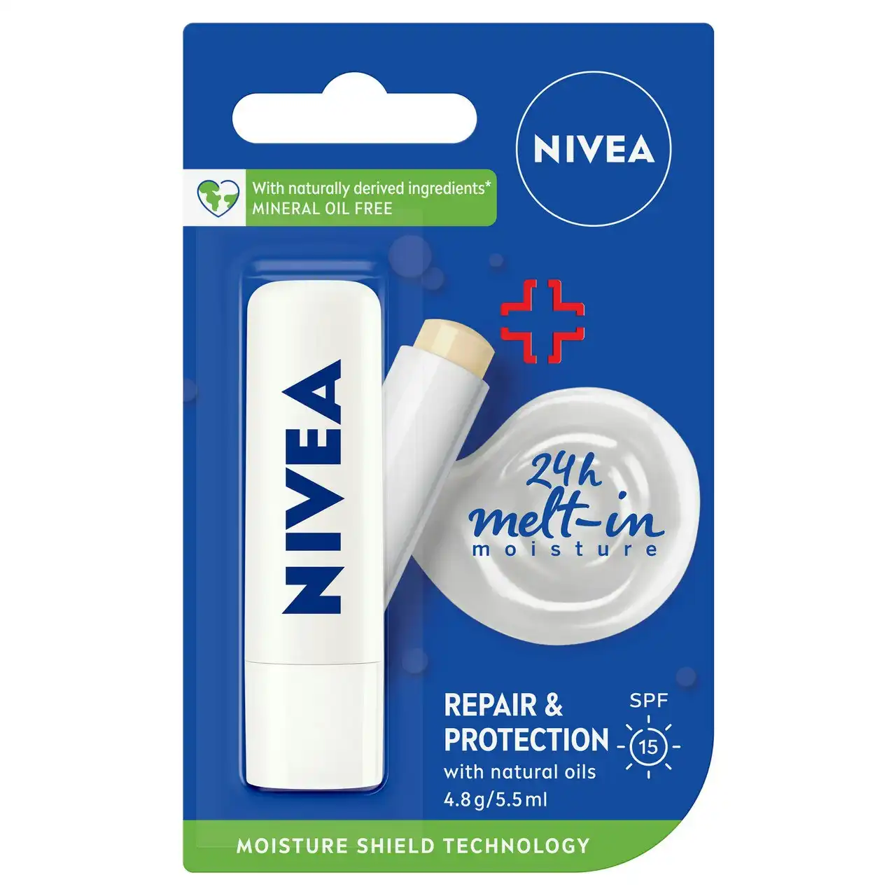 Nivea Repair & Protection Caring Lip Balm SPF15 4.8g