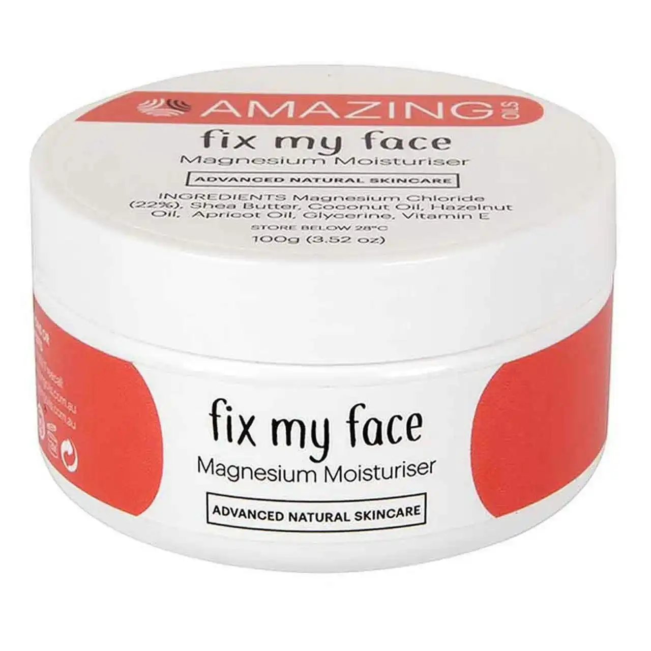 Amazing Oils Fix My Face Magnesium Moisturiser 100g