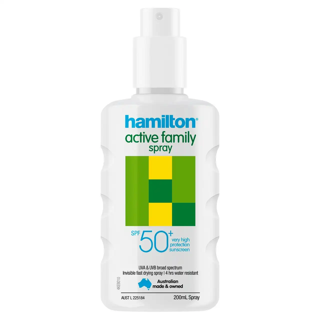 Hamilton Active Family Spray SPF 50+ 200mL