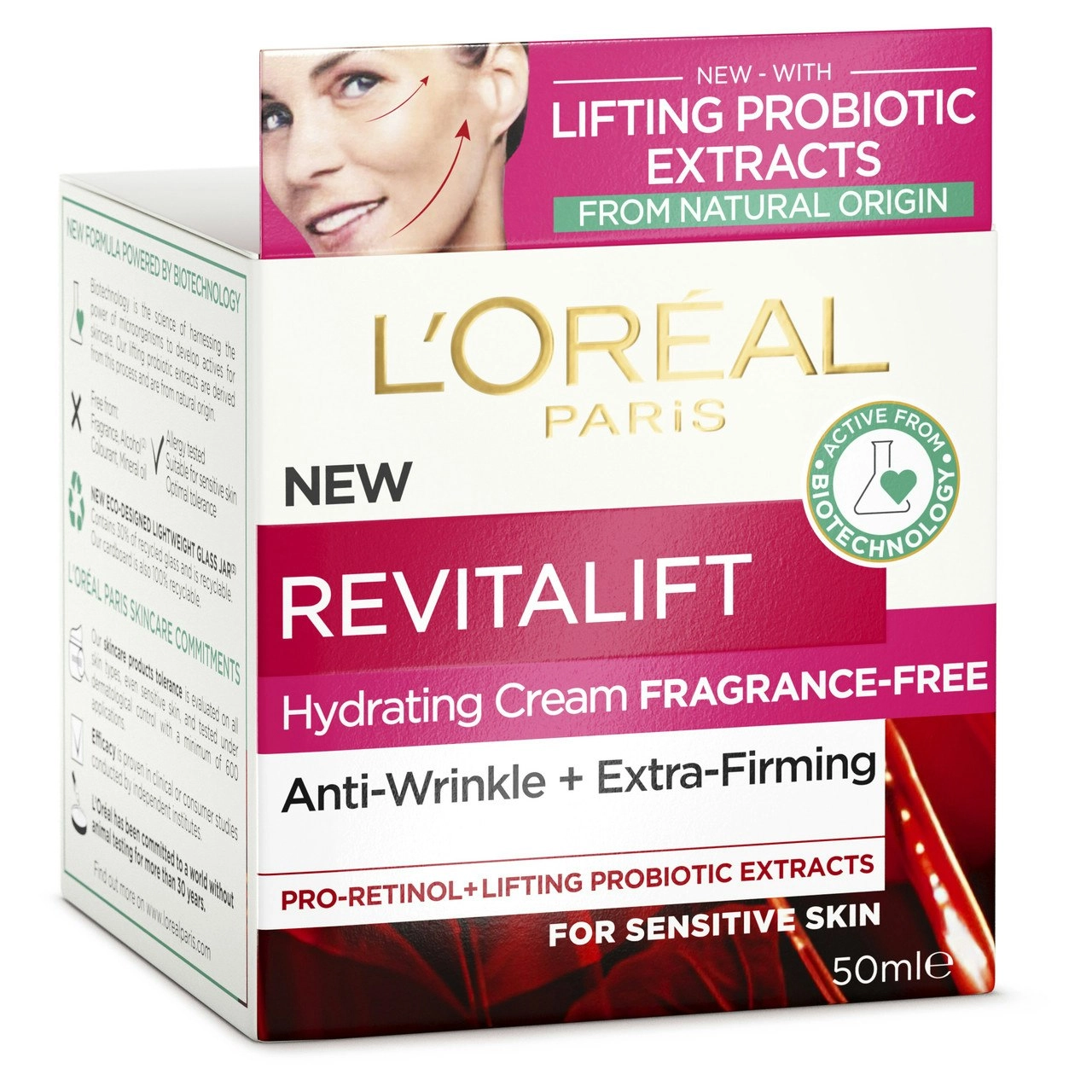 L'Oreal Paris Revitalift Fragrance Free Day Cream, 50mL