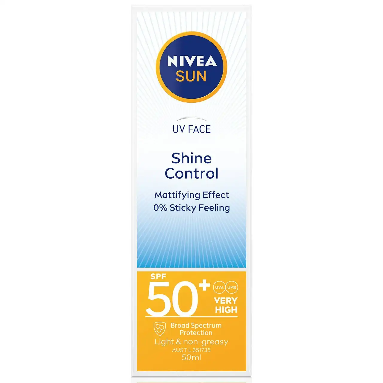 Nivea UV Face Shine Control SPF50+