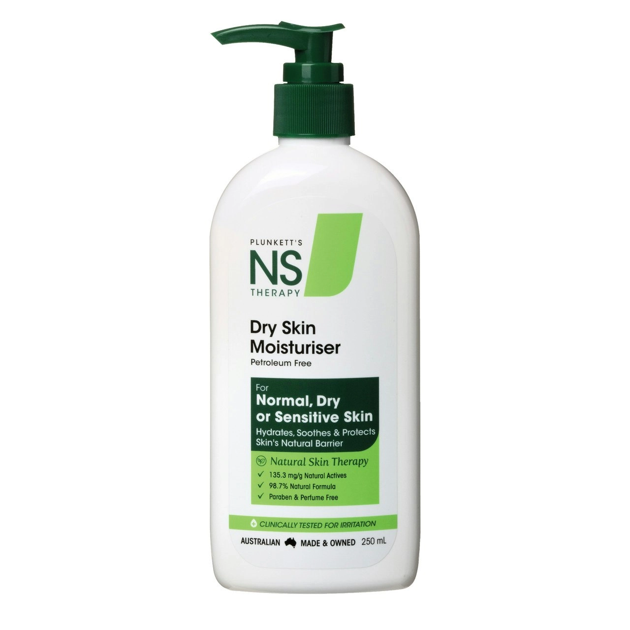 Plunkett's NS Dry Skin Moisturiser 250mL