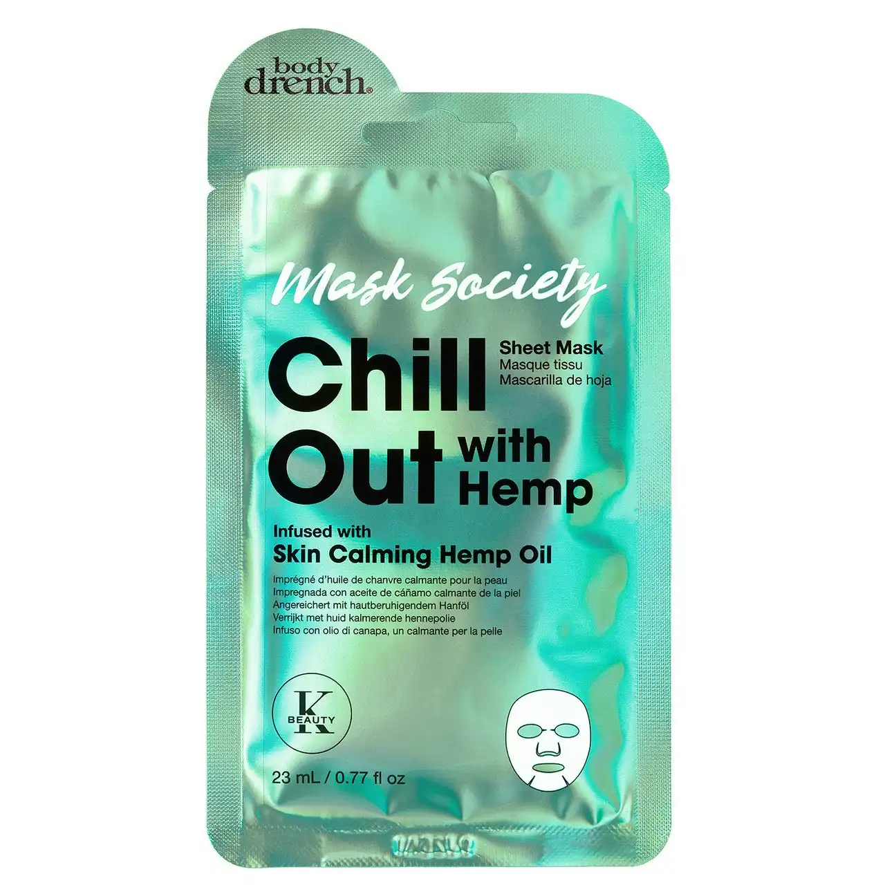 Mask Society Chill Out With Hemp Sheet Mask 23ml
