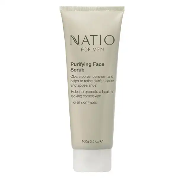 Natio For Men Purifying Face Scrub 100g