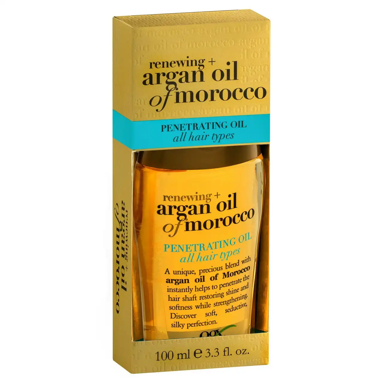 OGX Renewing + Hydrating & Shine Argan Oil of Morocco Penetrating Oil For Dry & Heat Styled Hair 100mL