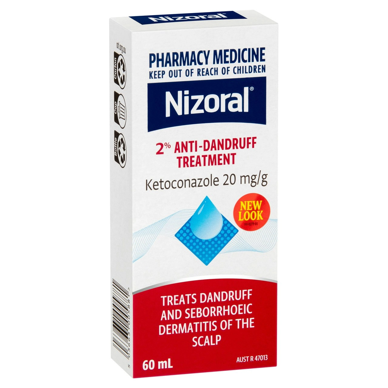 NIZORAL 2% Anti-Dandruff Treatment 60mL