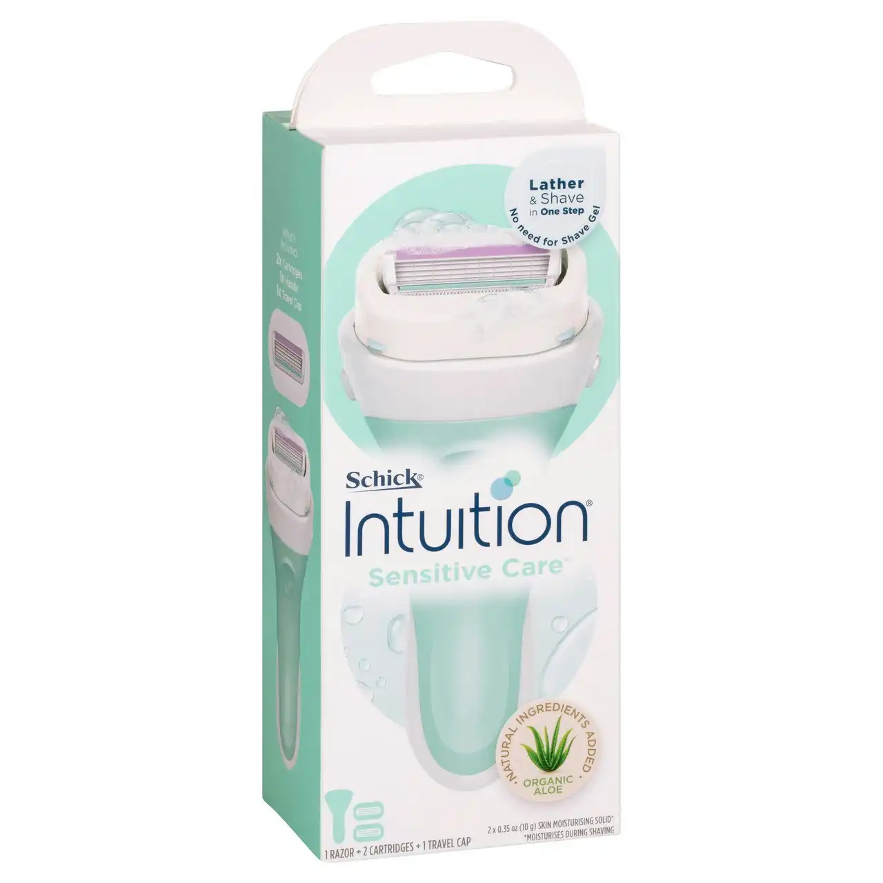 Schick Intuition Sensitive Care Razor Kit 2pk