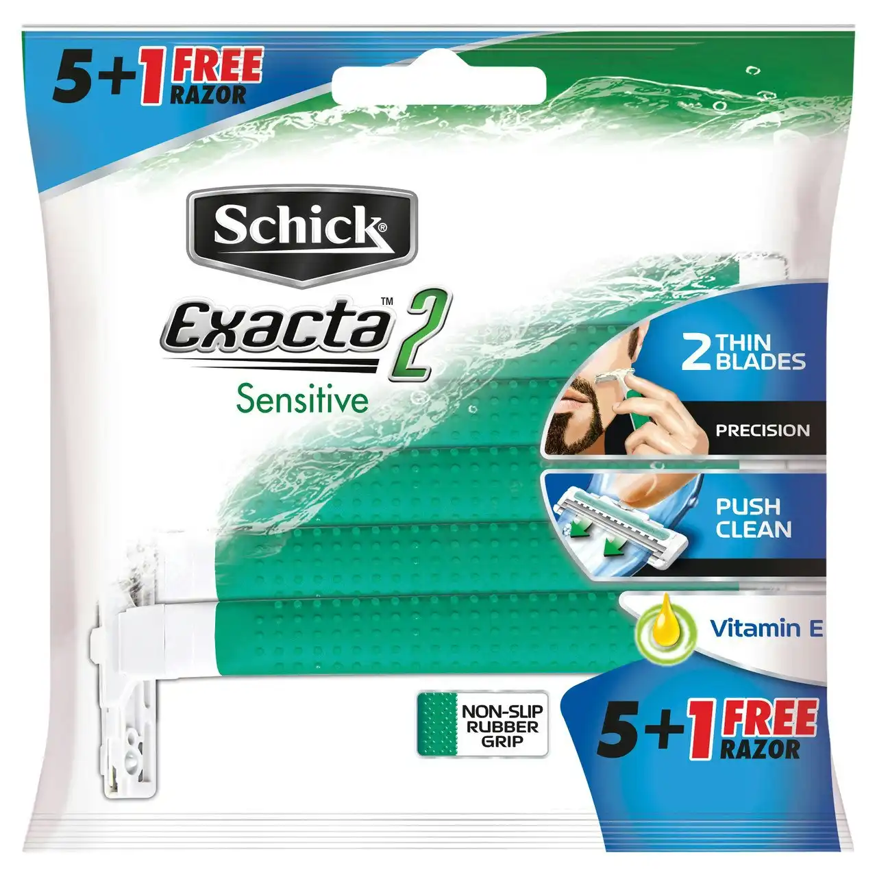 Schick Exacta 2 Sensitive 5 Pack