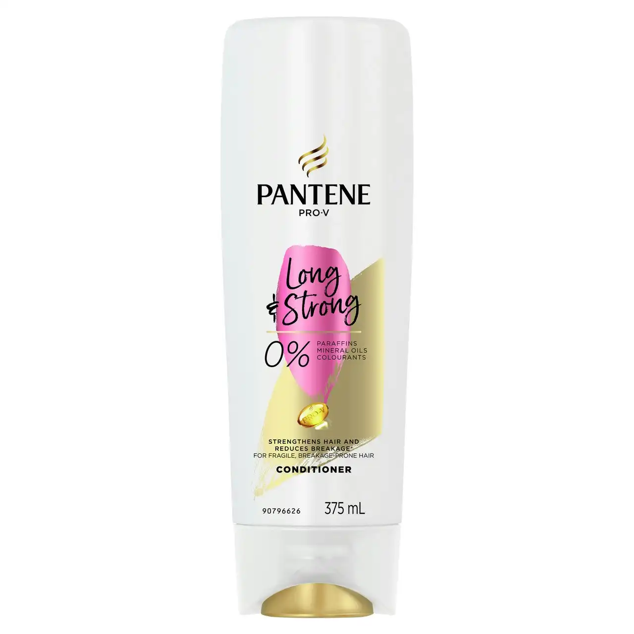 Pantene Pro-V Long & Strong Conditioner: Strengthening Conditioner for Dry, Damaged Hair 375 ml