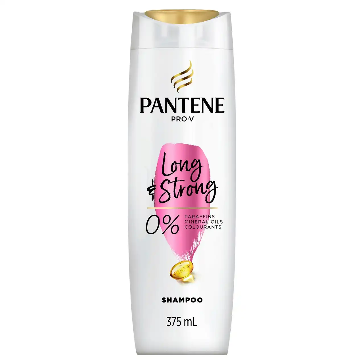 Pantene Pro-V Long & Strong Shampoo: Strengthening Shampoo for Dry, Damaged Hair 375 ml