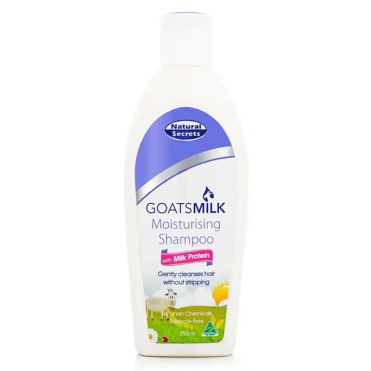 Natural Secrets Goatsmilk Moisturising Shampoo With Milk Protein 250ml