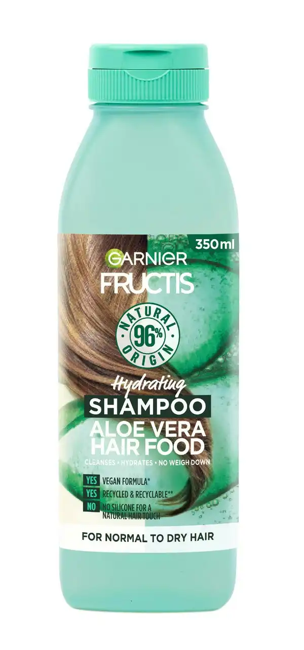 Fructis Hair Food Aloe Vera Shampoo for Normal to Dry hair 350ml
