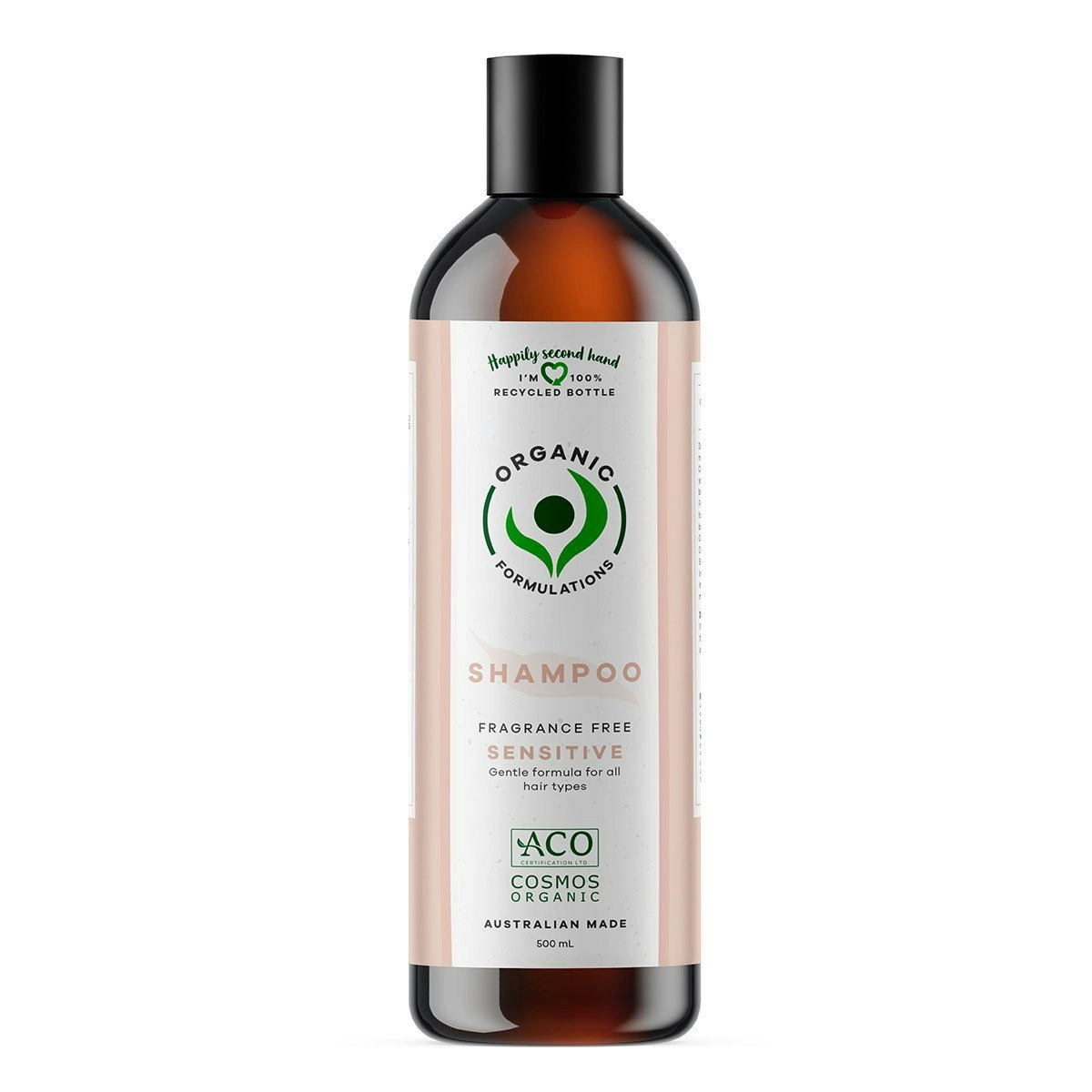 Organic Formulations Fragrance Free Sensitive Shampoo 500ml