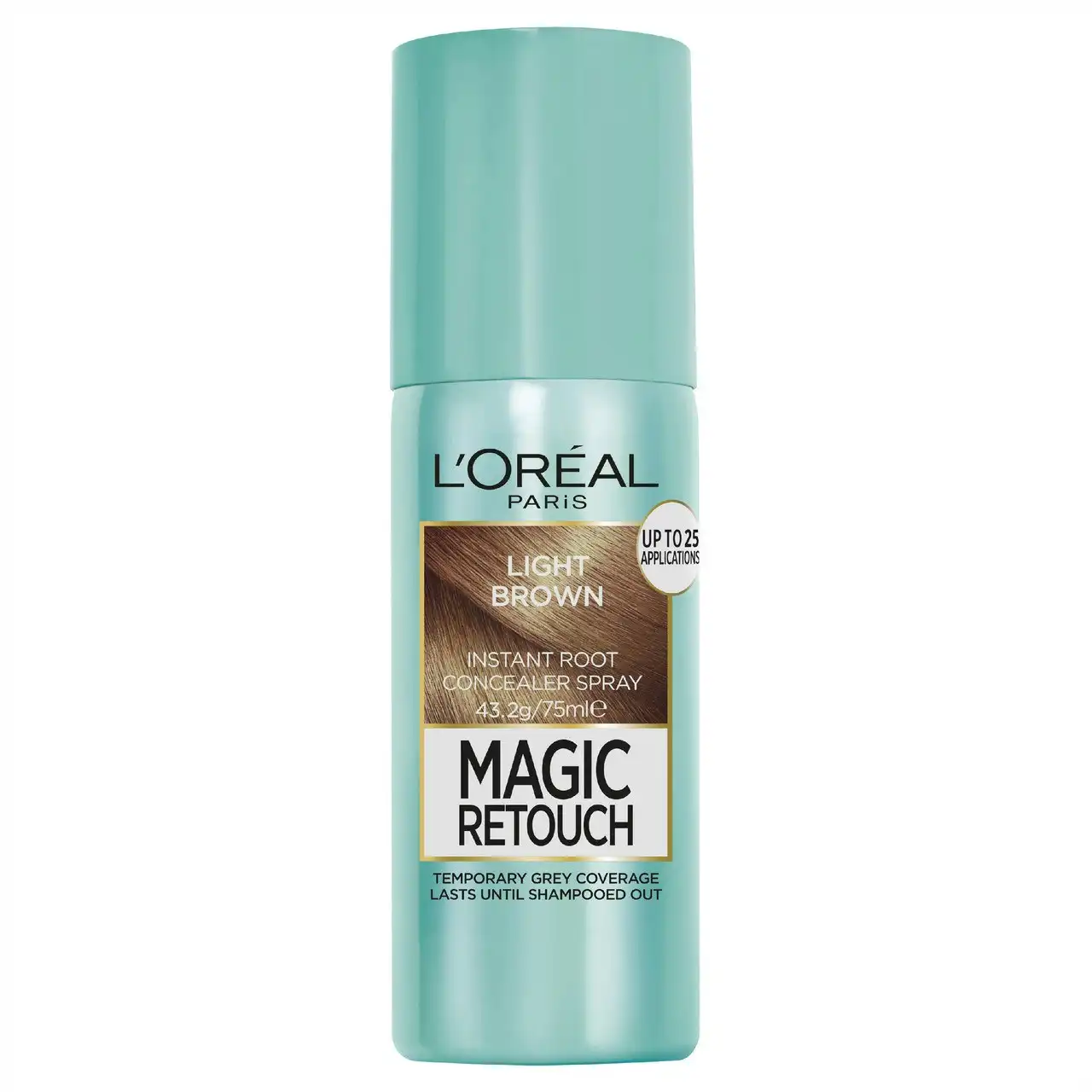 L'Oreal Paris Magic Retouch Temporary Root Concealer Spray - Beige (Instant Grey Hair Coverage)