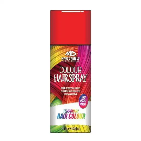 Marc Daniels Red Temporary Hair Colour Spray 125ml