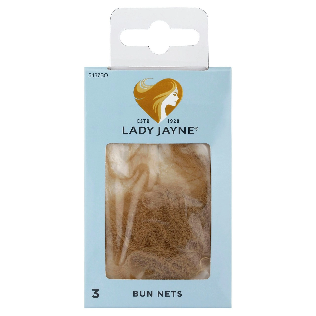 Lady Jayne Blonde Bun Nets - 3 Pk