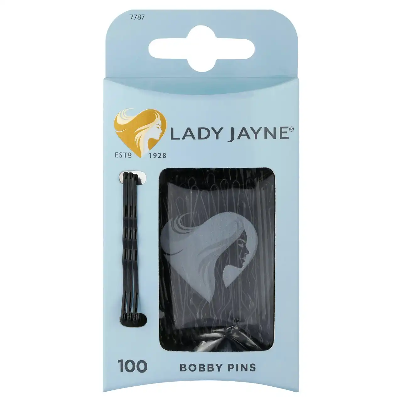 Lady Jayne Black Bobby Pins - 100 Pk
