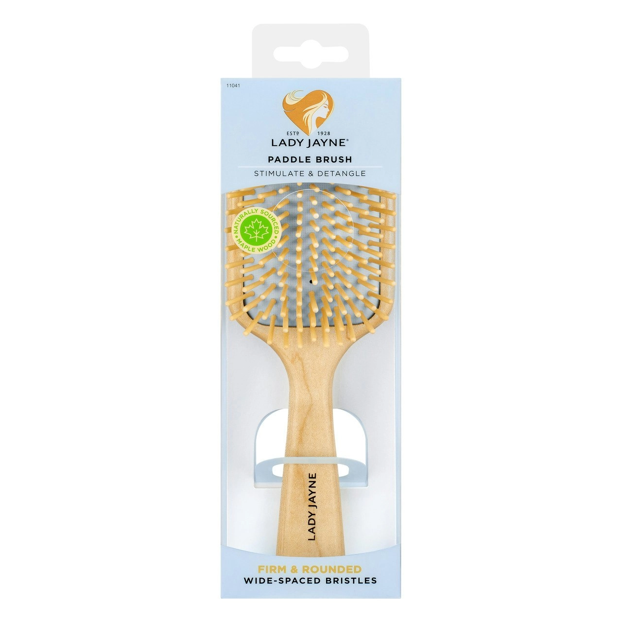 Lady Jayne Maple Wood Paddle Brush - Soothe & Detangle