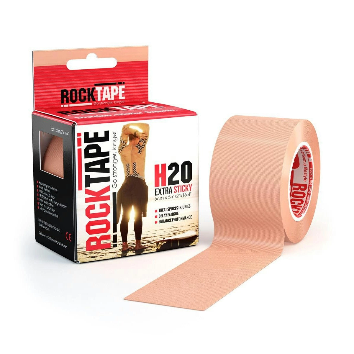 Rocktape H20 Beige 5cm x 5cm