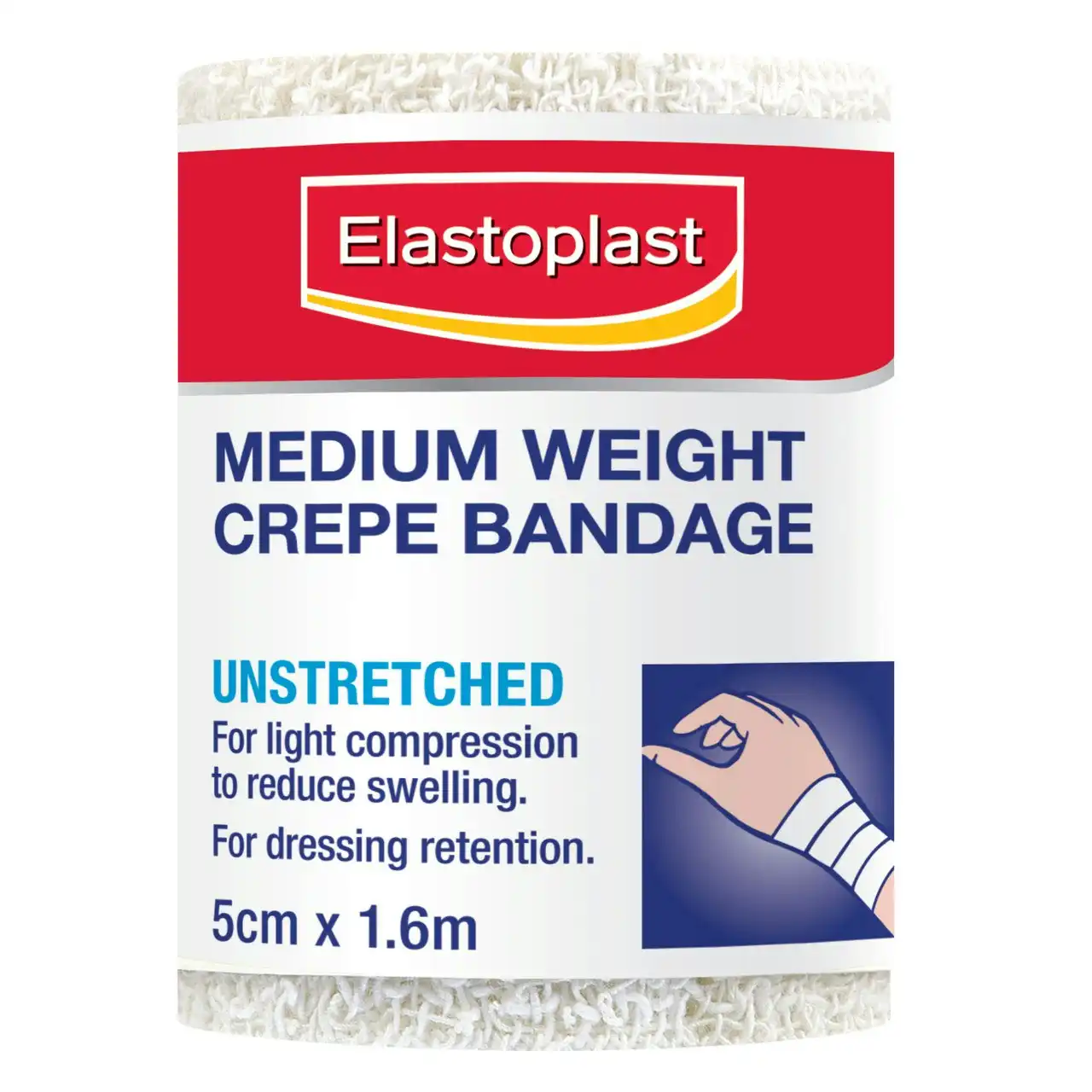 Elastoplast Mw Crepe Bandage 5cm X 1.6m