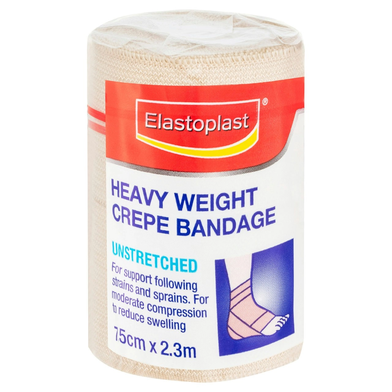 Elastoplast Bandage Crepe Unstretched 7.5cm x 2.3m