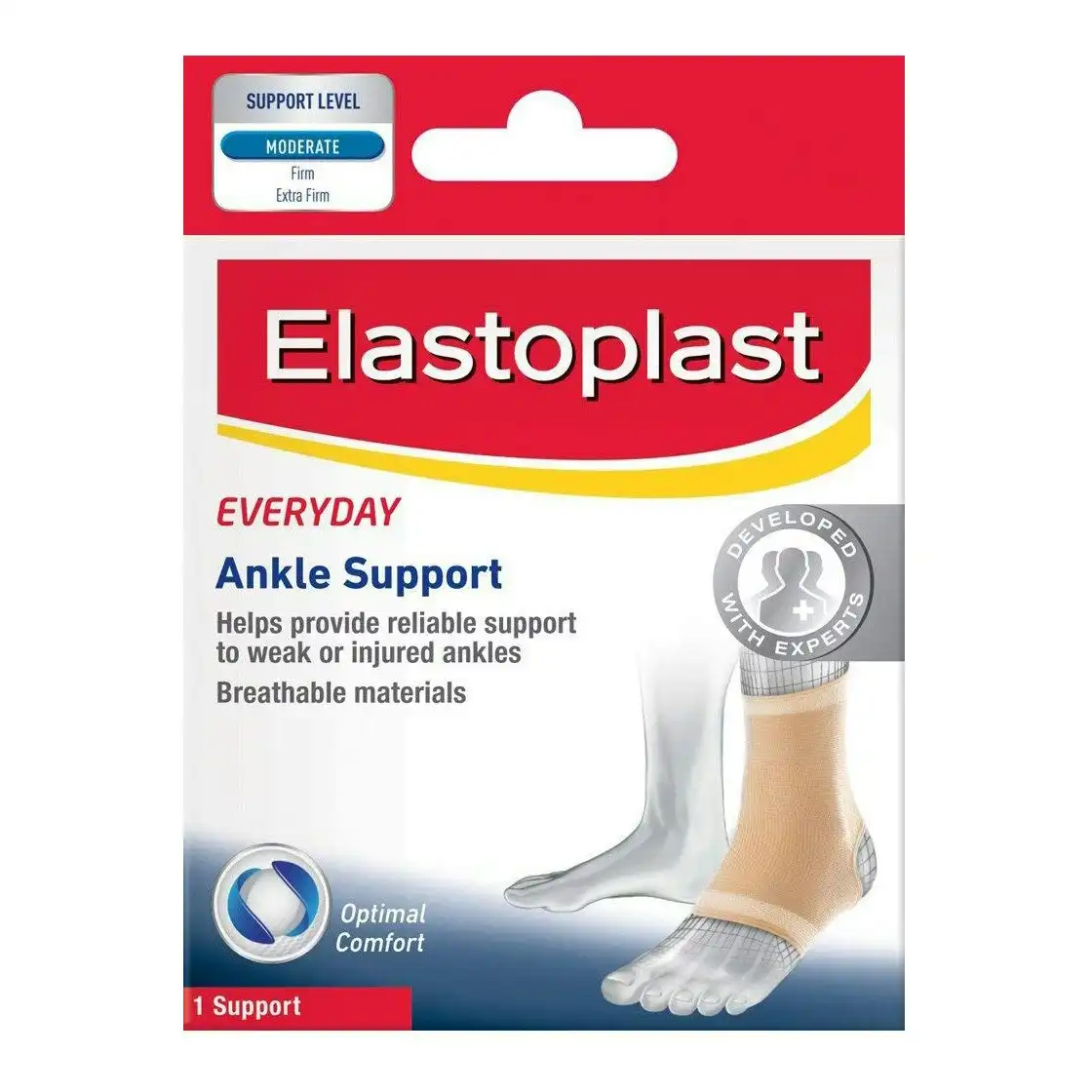 Elastoplast Sport Ankle Support Medium 1 Ea