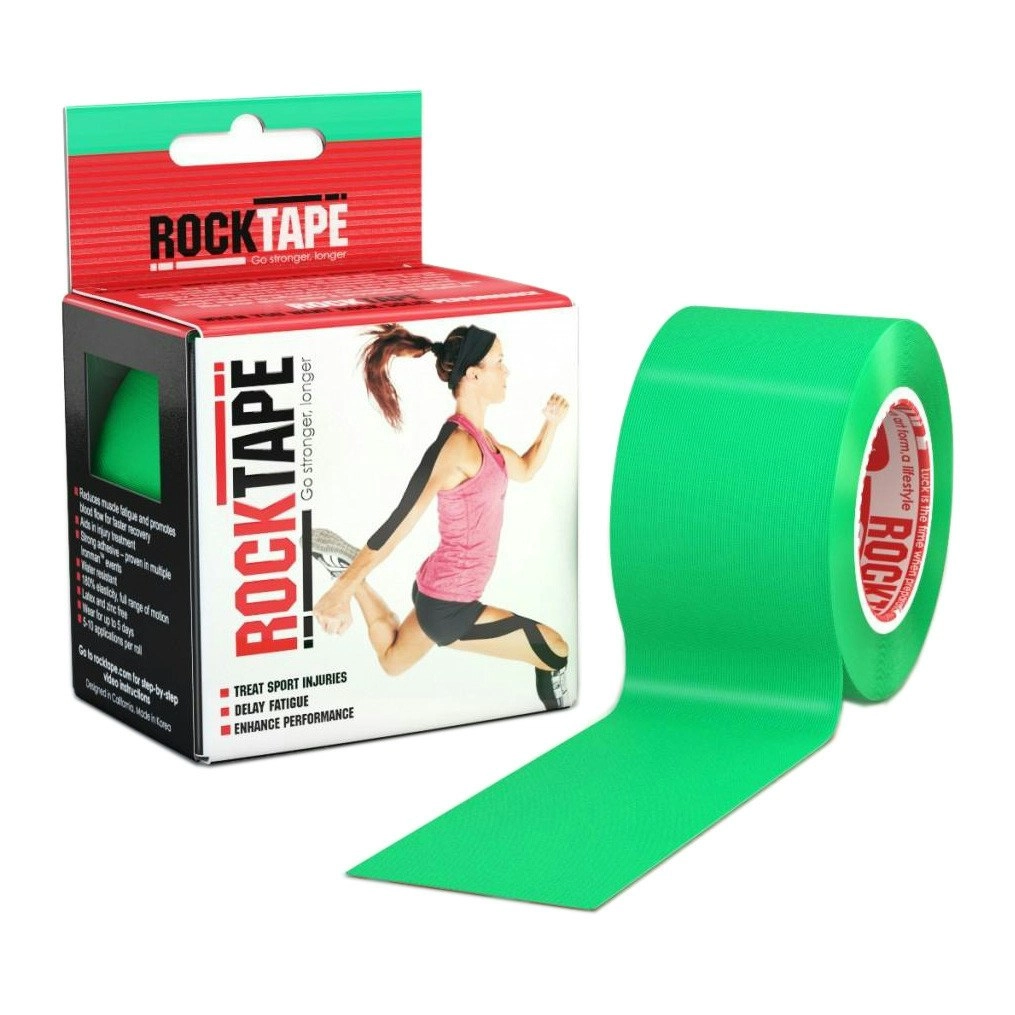 Rocktape Green 5cm x 5cm