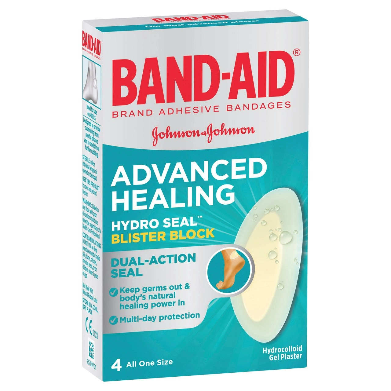 BAND-AID Advanced Healing Hydro Seal Blister Block 4 Pack