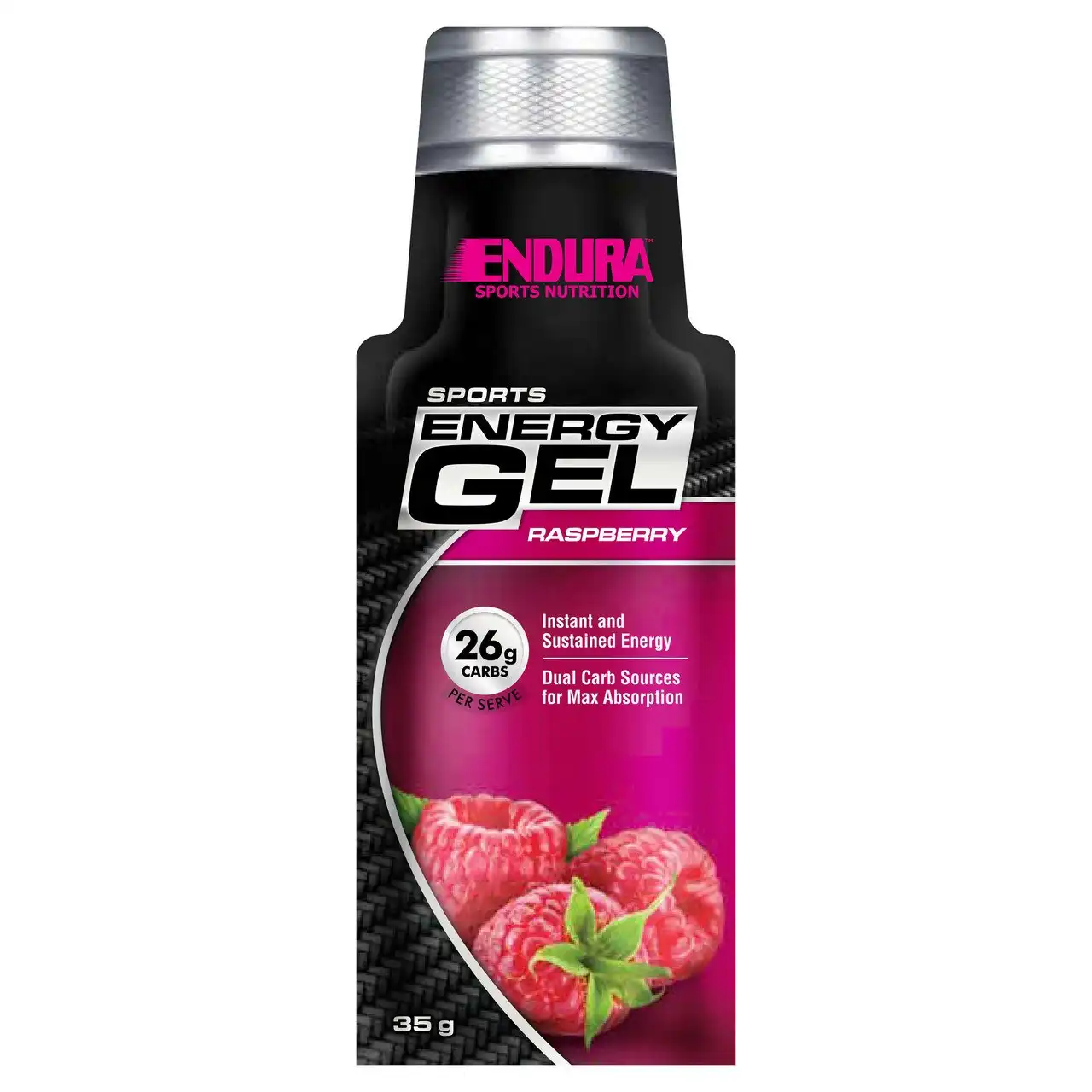 Endura Sports Energy Gel Raspberry 35g Sachet