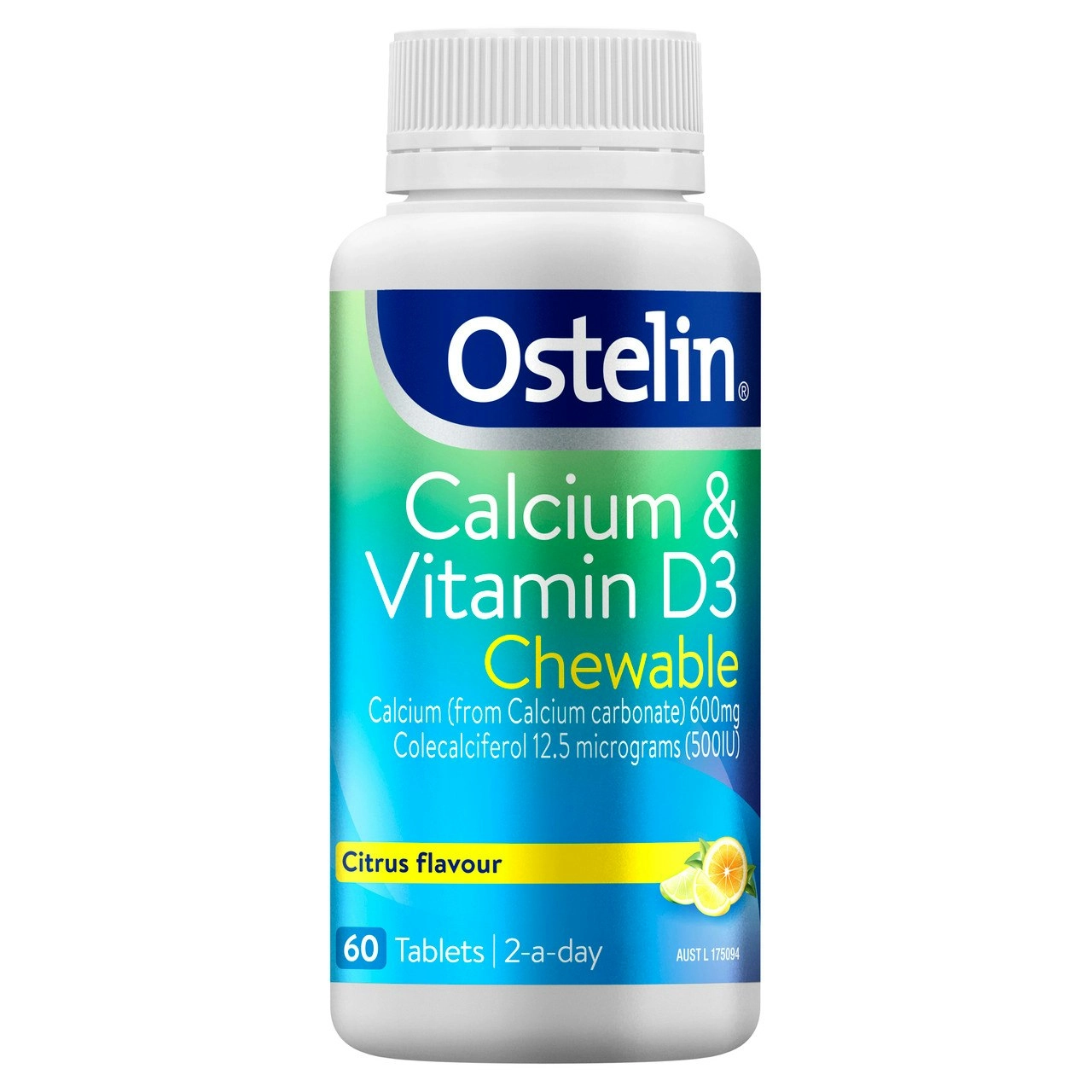 Ostelin Calcium & Vitamin D3 Chewable 60 Tablets