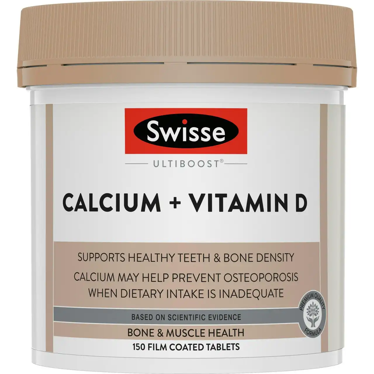 Swisse Ultiboost Calcium + Vitamin D 150 Tablets