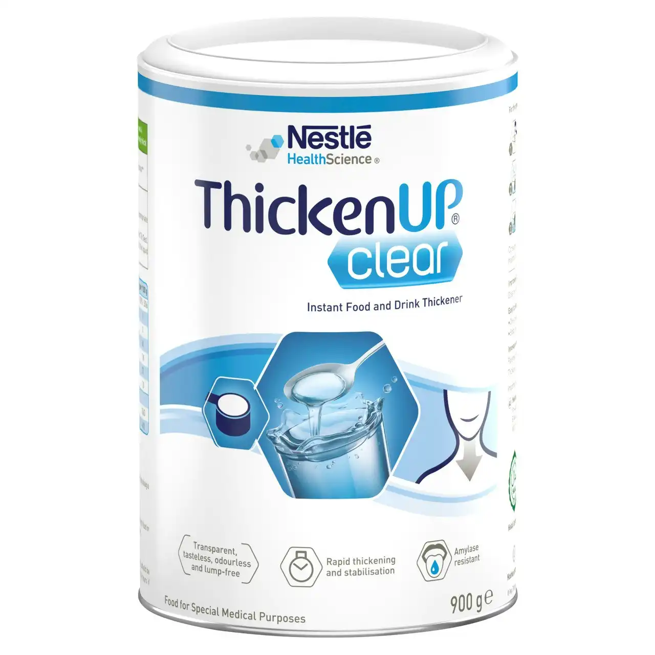 ThickenUp(R) Clear Instant Food and Drink Thickener 900g Can