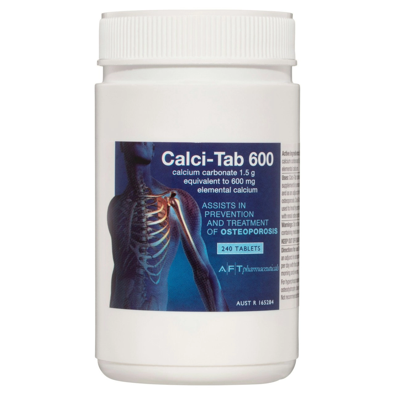 Calci-Tab(R) 600mg 240 Tablets