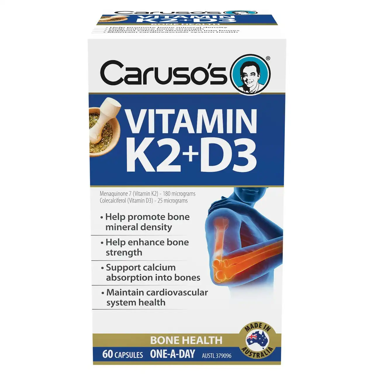 Caruso's Vitamin K2+D3 60s