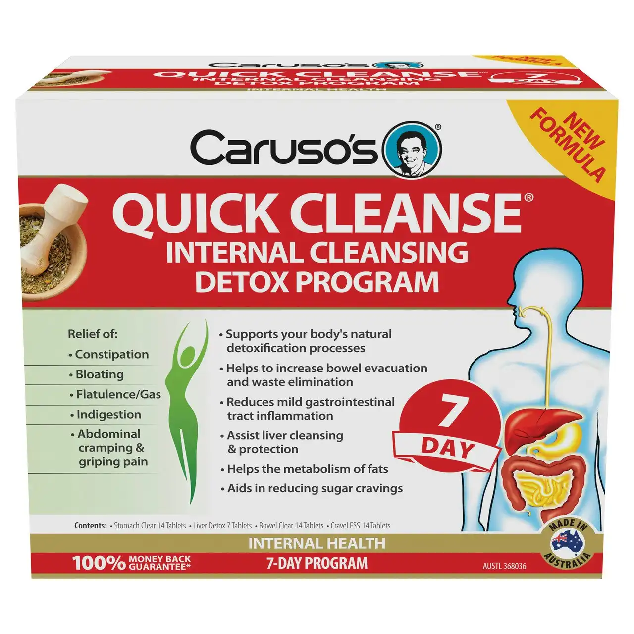 Caruso's Quick Cleanse(R) Internal Cleansing Detox 7-Day Program